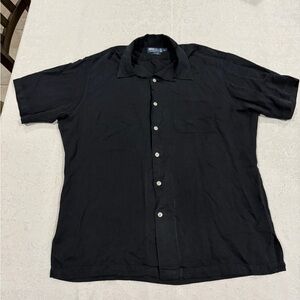 Ralph Lauren Black Casual Button Down Shirt